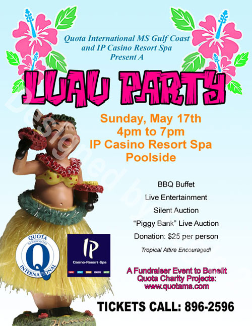 Luau invitation